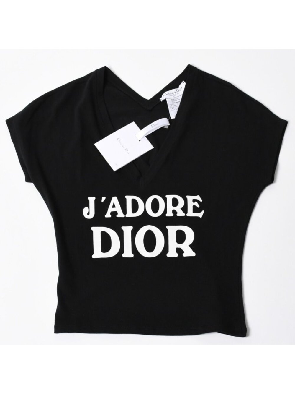 Dior J'adore V-neck Tank Top Black 38